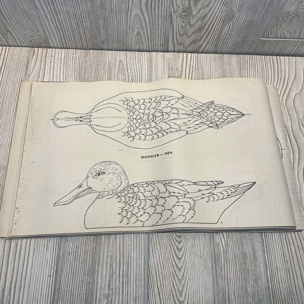 Belleville Area Holzschnitzers Duck Decoy Carving Patterns Lot of 22 Waterfowl